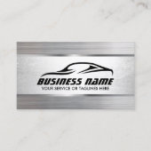 Auto Detection Modernes Metal Texture Automotive Visitenkarte (Vorderseite)