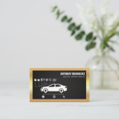 Auto | Diagramm | Metallgrenze Visitenkarte (Stehend Vorderseite)