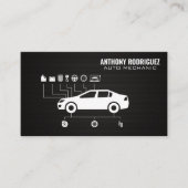 Auto | Diagramm Visitenkarte (Vorderseite)