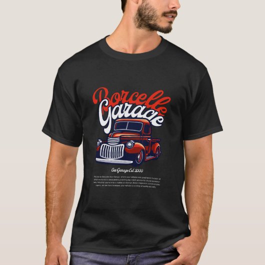 Auto Drift Niemals Zurückblicken T-Shirt (Vorderseite)