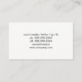 Auto-Driving-Logo Visitenkarte (Rückseite)