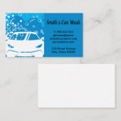 Auto durch Seifenblasen fahren Visitenkarte (Vorne/Hinten)