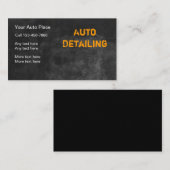 Auto-einzeln aufführendienstleistungen visitenkarte (Vorne/Hinten)