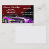 Auto-einzeln aufführengeschäfts-Karten Visitenkarte (Vorne/Hinten)
