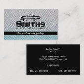 Auto-einzeln aufführengeschäfts-Karten Visitenkarte (Vorne/Hinten)