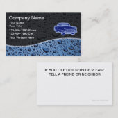 Auto-einzeln aufführengeschäfts-Karten Visitenkarte (Vorne/Hinten)