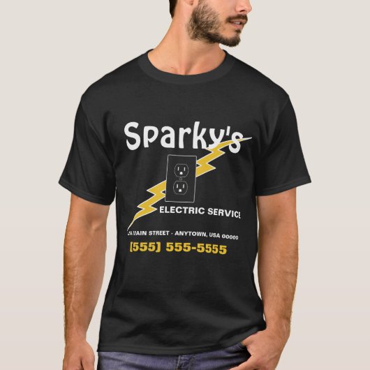 Auto-elektrischer Reparatur-T - Shirt (Vorderseite)