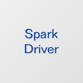 Auto-Fensterdekor für den Spark Delivery Driver Fensteraufkleber