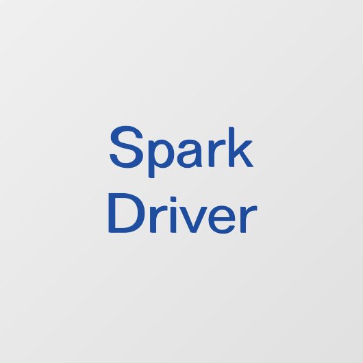 Auto-Fensterdekor für den Spark Delivery Driver Fensteraufkleber (Blatt)
