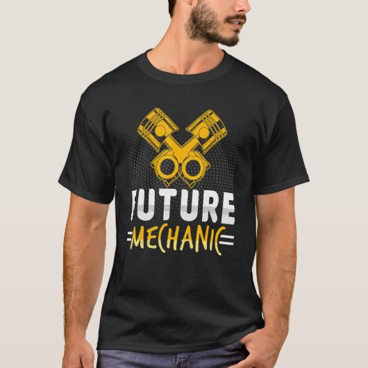 Auto-Fixierung zukünftiger mechanischer Auto für D T-Shirt (Vorderseite)
