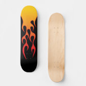 Auto-Flamme Skateboard (Vorderseite)