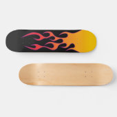 Auto-Flamme Skateboard (Horizontal)