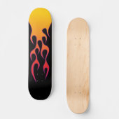 Auto-Flamme Skateboard (Vorderseite)