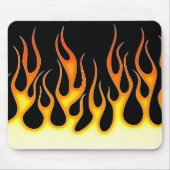 Auto-Flammen Mousepad (Vorne)