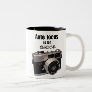 Auto-Fokus ist für Sissies-Tasse Zweifarbige Tasse