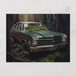 Auto-Forest-Postkarten Postkarte