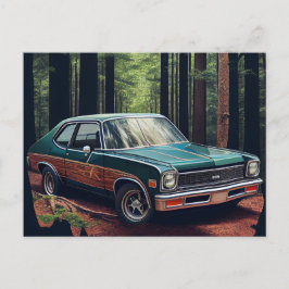 Auto-Forest-Postkarten Postkarte