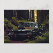 Auto-Forest-Postkarten Postkarte (Vorderseite)