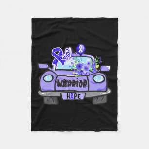 Auto für Ataxia Krieger T-Shirt Ataxia Bewusstsein Fleecedecke
