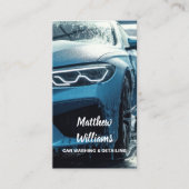 Auto für Autowäsche im Detail Visitenkarte (Vorderseite)