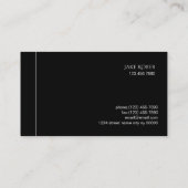 Auto für den beruflichen Handel - Visitenkarte (Rückseite)