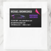 Auto für den Fahrer Rechteckiger Aufkleber (Tasche)