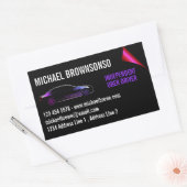 Auto für den Fahrer Rechteckiger Aufkleber (Umschlag)