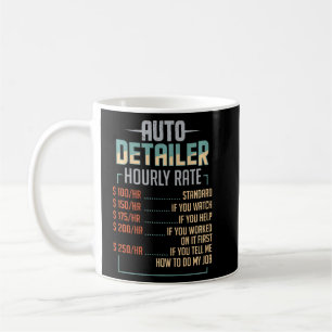 Auto für die Fahrzeugreparaturerstellung im Detail Kaffeetasse