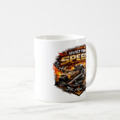 Auto - FÜR GESCHWINDIGKEIT GEBAUT Kaffeetasse (VorderseiteRechts)