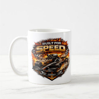 Auto - FÜR GESCHWINDIGKEIT GEBAUT Kaffeetasse