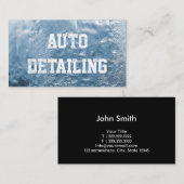 Auto für kreative Frozen-Eistypografie Visitenkarte (Vorne/Hinten)