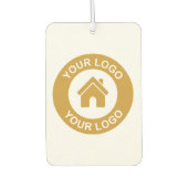 Auto für kundenspezifische Firmenlogos Autolufterfrischer (Vorderseite)