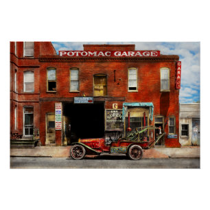 Auto - Garage - mangelhafte Garage 1922 Poster