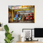 Auto - Gebraucht - Verkaufsstand 1939 Poster (Heimbüro)
