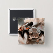 Auto gegen Zug von William Harnden Foster Button (Vorne & Hinten)