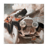 Auto gegen Zug von William Harnden Foster Fliese (Vorderseite)