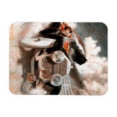 Auto gegen Zug von William Harnden Foster Magnet (Horizontal)