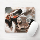 Auto gegen Zug von William Harnden Foster Mousepad (Mit Mouse)