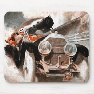 Auto gegen Zug von William Harnden Foster Mousepad