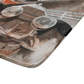 Auto gegen Zug von William Harnden Foster Schneidebrett (Ecke)