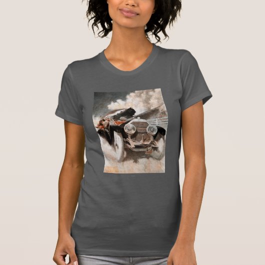 Auto gegen Zug von William Harnden Foster T-Shirt (Vorderseite)