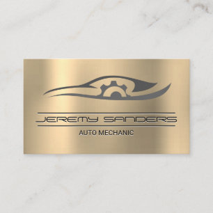 Auto Geologo   Mechanik Visitenkarte