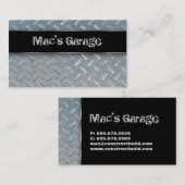 Auto-Geschäfts-Karten-Bau-Auftragnehmer-Metall Visitenkarte (Vorne/Hinten)