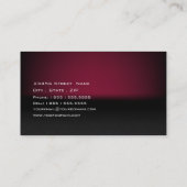 Auto-Geschäfts-Visitenkarte Visitenkarte (Rückseite)