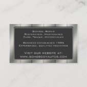 Auto-Geschäftsgeschäfts-Karten-Schablone 19 Visitenkarte (Rückseite)