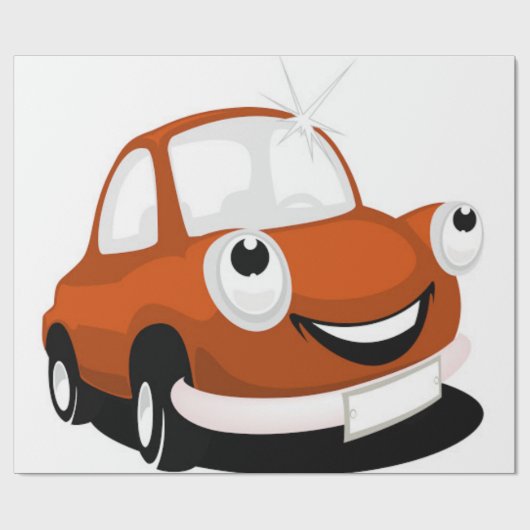 Auto Geschenkpapier (Flach)