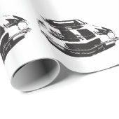 Auto Geschenkpapier (Rolleneckpunkt)