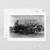 Auto-Geschwindigkeitsszenarien für zwischenstaatli Postkarte (Vorne/Hinten)