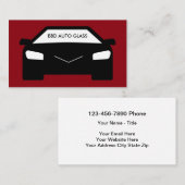 Auto-Glas und Abtönen Visitenkarte (Vorne/Hinten)