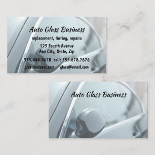 Auto Glasherstellung Visitenkarte